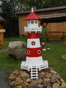 Dekorativer Leuchtturm 125 cm groß